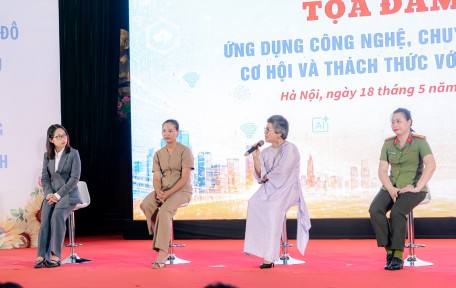 CHỦ TỊCH HANEL ĐỀ XUẤT GIẢI PHÁP THÚC ĐẨY CHUYỂN ĐỔI SỐ TRONG HOẠT ĐỘNG HỘI PHỤ NỮ HÀ NỘI